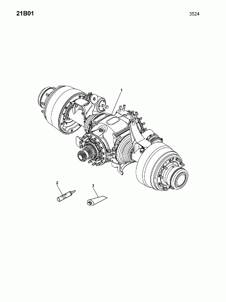 21B01 Мост задний