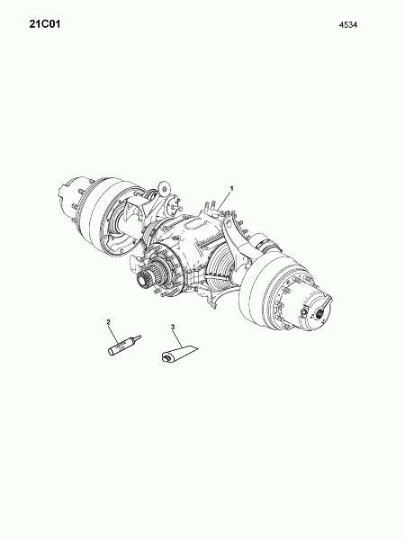 21C01 Мост задний