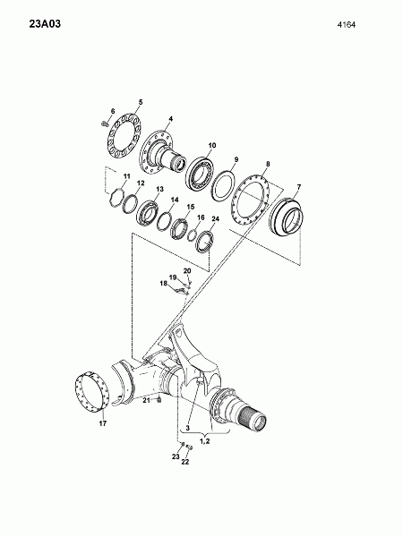 23A03 Полуоси
