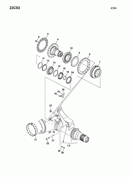 23C03 Полуоси