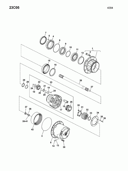 23C05 Ступица колеса