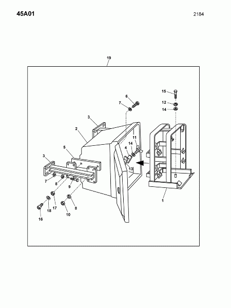 45A01 Ящик для инструментов