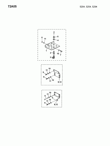 72A05 Принадлежности клапанов АБС, соединение контрольное