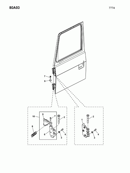 80A03 Механизм управления дверями