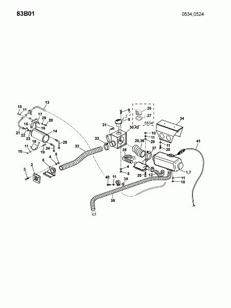 83B01 Независимый отопитель