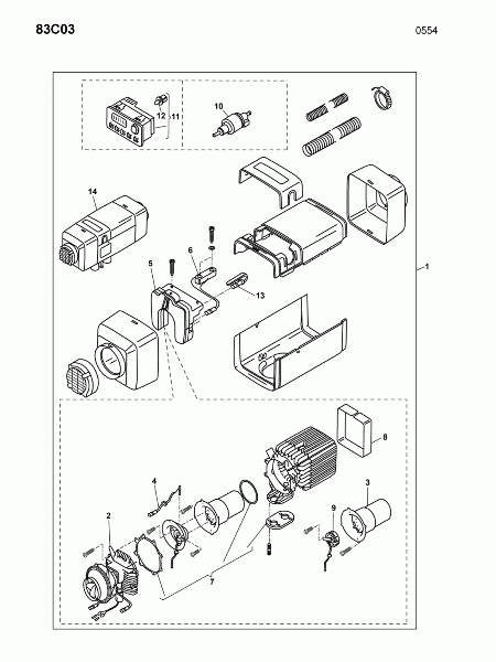 83C03 Отопитель AIR TOP 3500 (детали)