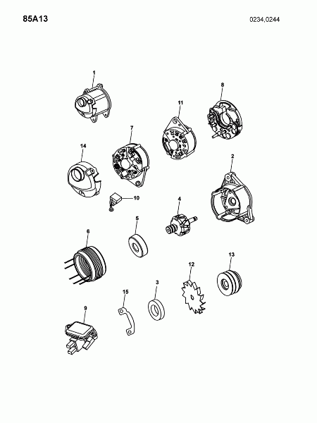 85A13 Генератор (детали)
