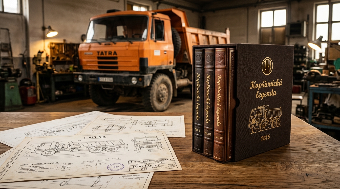 Коллекционное трехтомное издание Копршивницкая легенда Tatra 815